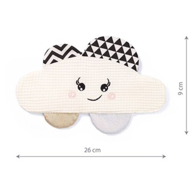 Přítulníček, mazlíček/šustík, Blinky Cloud, 26 x 9 cm