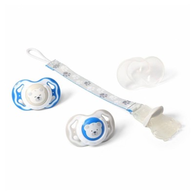 Pásek na dudlík s klipsou BabyOno, modrý