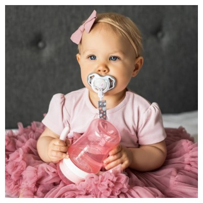 Pásek na dudlík s klipsou BabyOno, modrý