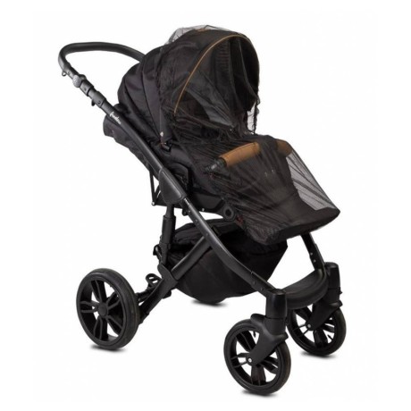 Moskytiéra na kočárek, univerzální - černá, Akuku