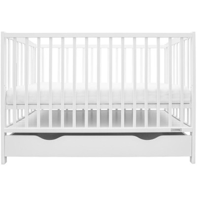 Dětská postýlka se šuplíkem New Baby LILLY bílá