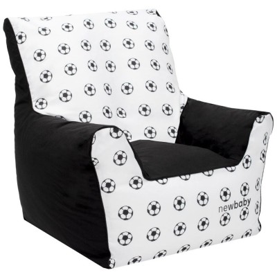 Dětské JUNIOR křeslo plněné kuličkami New Baby Football