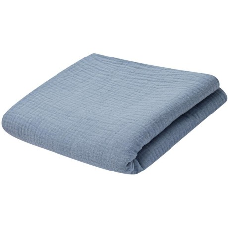Dětská mušelínová deka New Baby 70x100 cm modrá