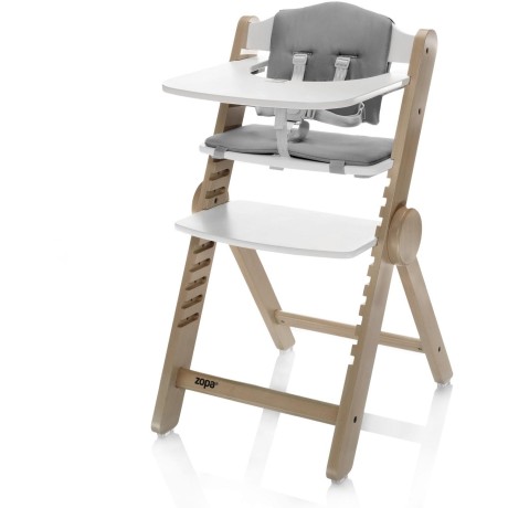 ZOPA Dřevěná jídelní židlička Clipp & Clapp, Nature Nature