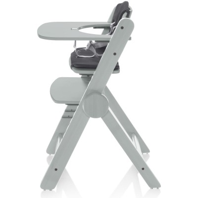 ZOPA Dřevěná jídelní židlička Clipp & Clapp, Grey Grey