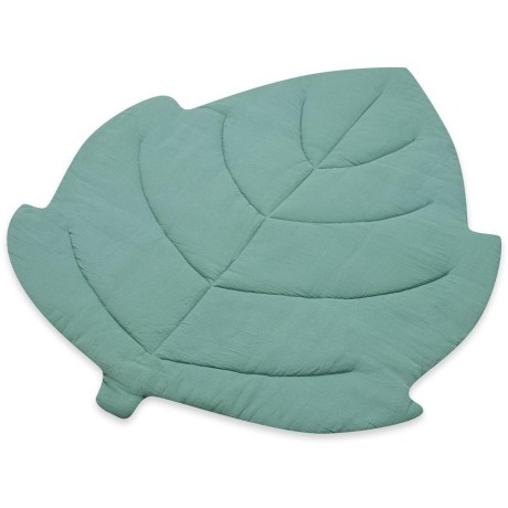 Mušelínová hrací deka New Baby Leaf mint