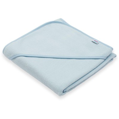 Dětská froté osuška s kapucí New Baby BASIC 80x80 modrá