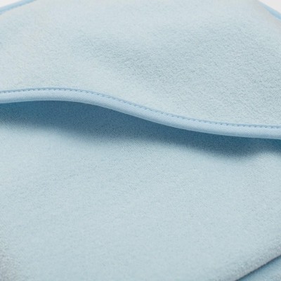 Dětská froté osuška s kapucí New Baby BASIC 80x80 modrá