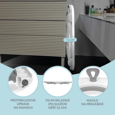 ZOPA Dětská skládací vanička Aquatico, Blue Blue