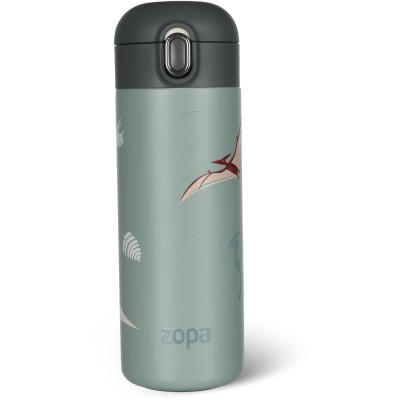 ZOPA Termoska na tekutiny s brčkem 400 ml, Dino Dino