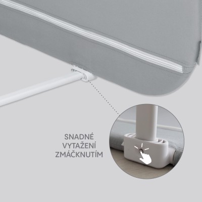 ZOPA Zábrana na postel Monna Compact, Grey Grey