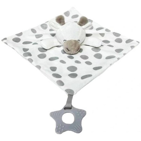 Tulilo usínáček s kousátkem Žirafa šedo-bílá