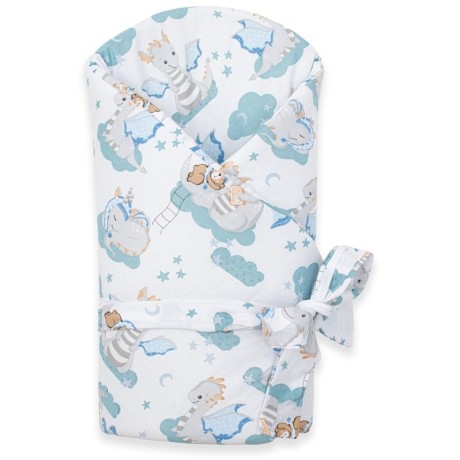 Dětská zavinovačka New Baby Dráček 80x80 cm