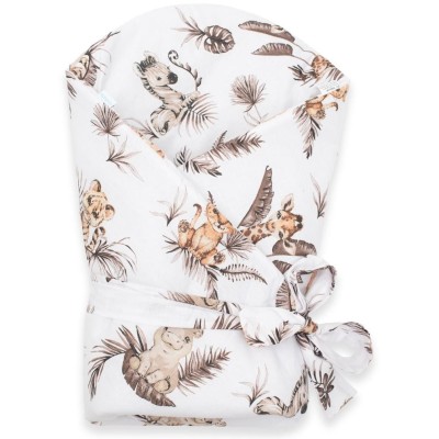 Dětská zavinovačka New Baby Safari 80x80 cm