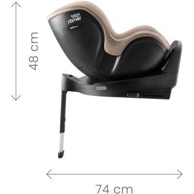 BRITAX Autosedačka Dualfix Pro M Classic, Deep Grey Deep Grey