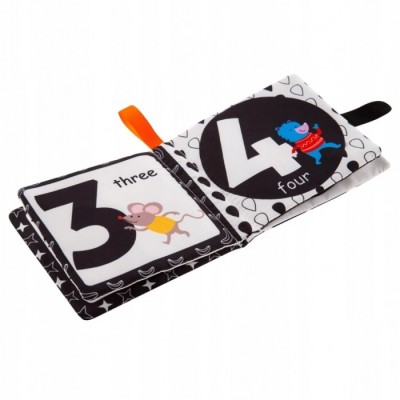 Měkká, šustící, kontrastní knížka - Čísla