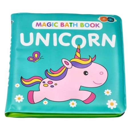 Kouzelná knížka do vany Barney&Buddy - Jednorožec, mátová