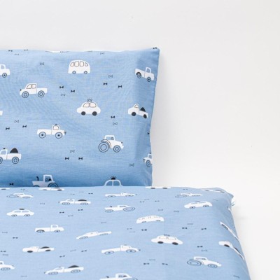 2-dílné ložní povlečení New Baby Autíčka Tuuut 90/120 cm