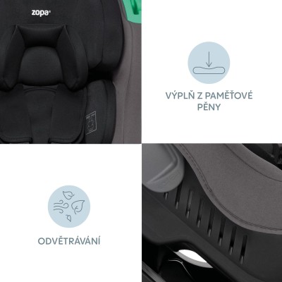 ZOPA Autosedačka Verso R129, Aquatic Green Aquatic Green