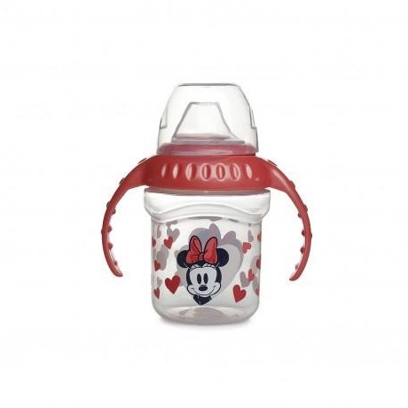 THERMOBABY Hrneček netekoucí s pítkem a držákem, Minnie Minnie