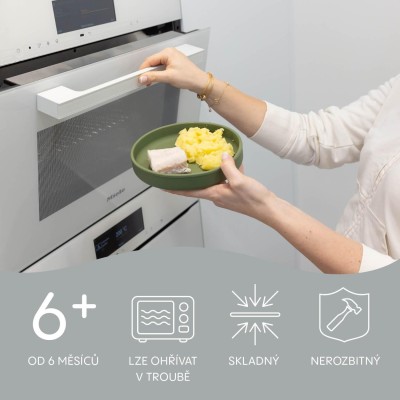 ZOPA Silikonový talířek, Forest Green Forest Green