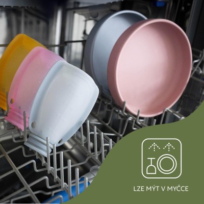 ZOPA Silikonový talířek, Mustard Yellow Mustard Yellow