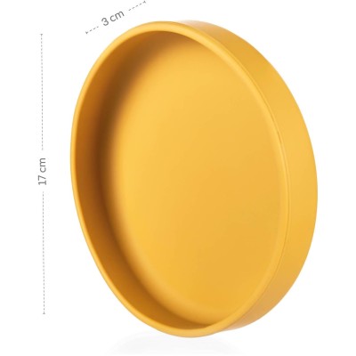 ZOPA Silikonový talířek, Mustard Yellow Mustard Yellow