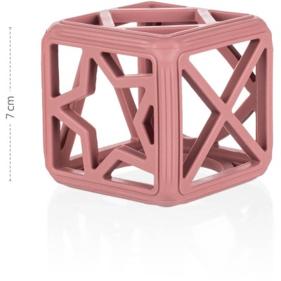 ZOPA Silikonové kousátko Square, Old Pink Old Pink