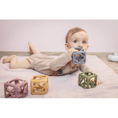 ZOPA Silikonové kousátko Square, Old Pink Old Pink