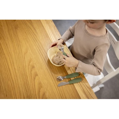 ZOPA Silikonový dětský příbor, Forest Green Forest Green