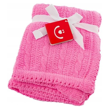 Dětská dečka do kočárku, 75x92cm - růžová, Bobo Baby