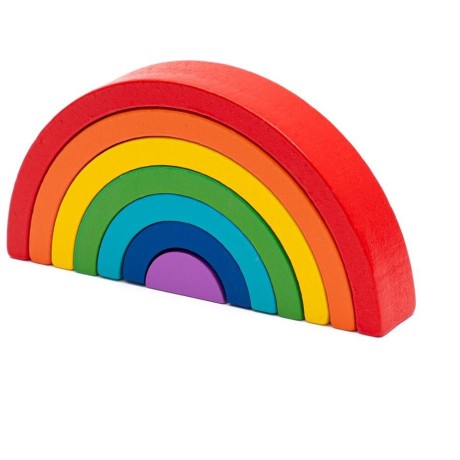 Dřevěná duha Montessori Baby Mix