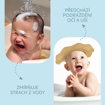 ZOPA Silikonový koupací ochranný kšilt, Blue Blue