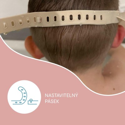 ZOPA Silikonový koupací ochranný kšilt, Blue Blue