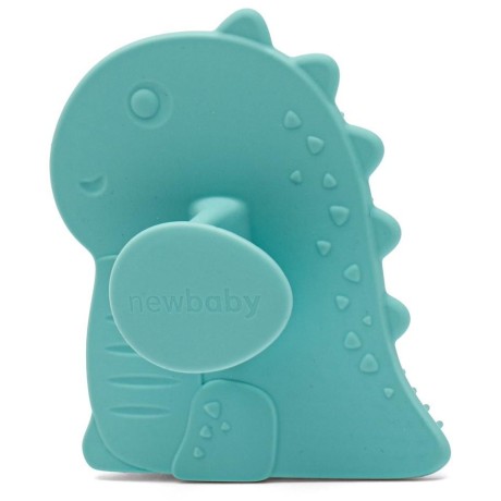 Dětský silikonový Koupelový kartáč New Baby modrý
