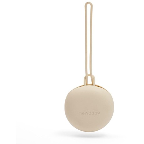 Silikonový obal na dudlík New Baby béžový