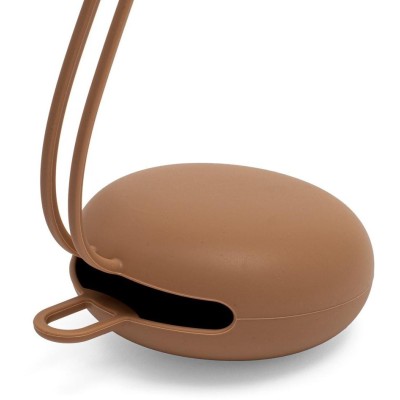 Silikonový obal na dudlík New Baby hnědý