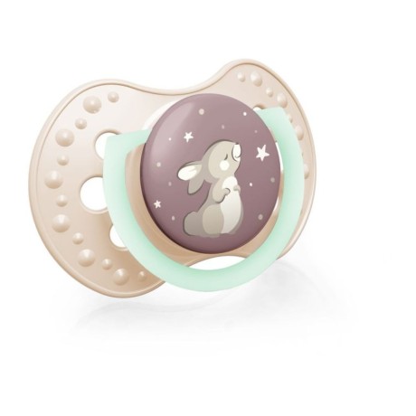 LOVI Dudlík silikonový dynamický NIGHT&DAY 3-6m 2ks holka