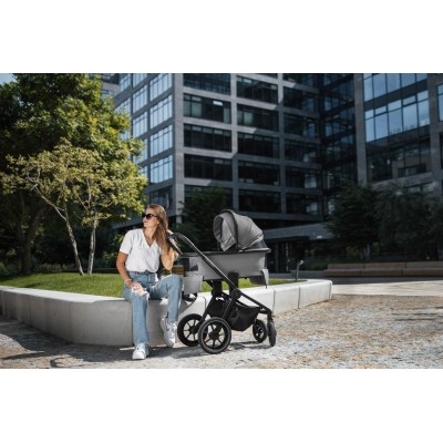 ZOPA Set Move Cross 3 + hluboká korba Move XL 3 + adaptéry, Toffee Brown Toffee Brown