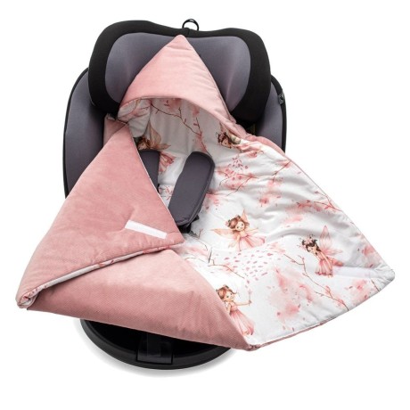 8596164163580_Zateplená zavinovačka do autosedačky New Baby pink