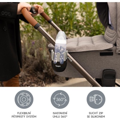 ZOPA Flexibilní držák na pití, Grey Grey