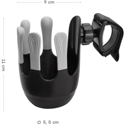 ZOPA Flexibilní držák na pití, Grey Grey
