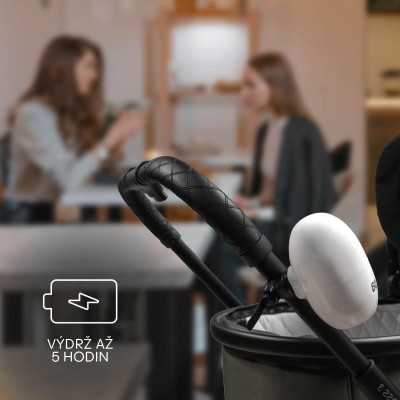 ZOPA Houpadlo kočárku Eggy nabíjecí, White White