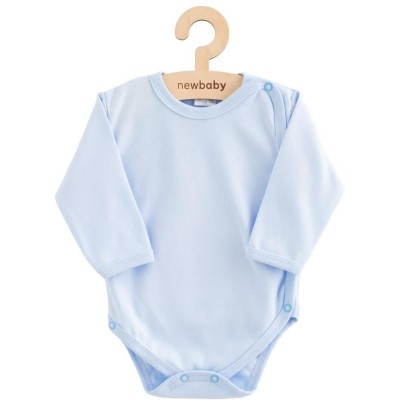 Kojenecké celorozepínací body New Baby Classic II modré
