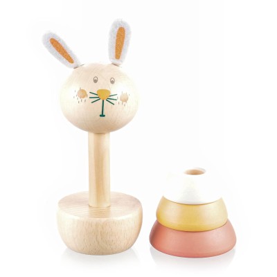 ZOPA Dřevěné nasazovací zvířátko, Rabbit Rabbit