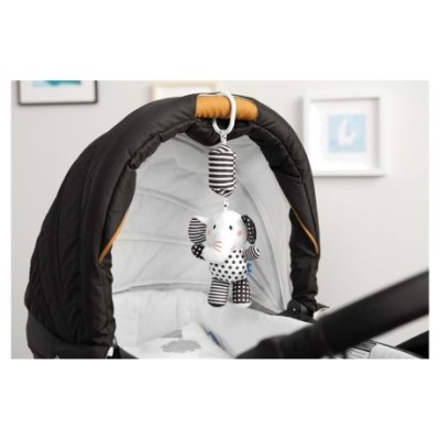 Závěsná hračka nejen do kočárku BLACK&WHITE - Slon