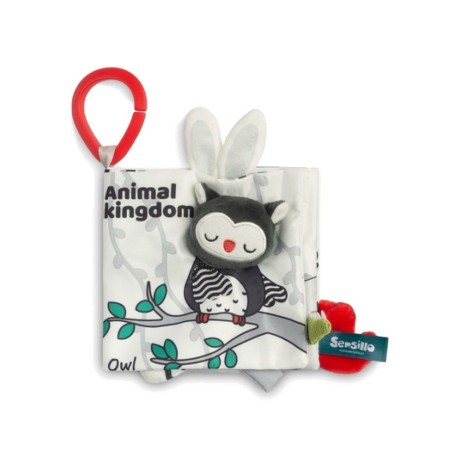 5903076320261_Kontrastní knížka pro miminko black&white - Sova