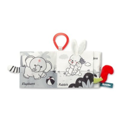 Kontrastní knížka pro miminko black&white - Sova