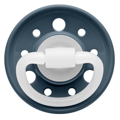 NIP CHERRY šidítko kaučuk,0-6m,2ks,blue/dark blue