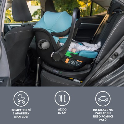 ZOPA Autosedačka XM Plus i-Size bundle, Boss Grey Boss Grey